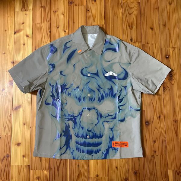 HERON PRESTON Skull Reflective Baseball Shirts