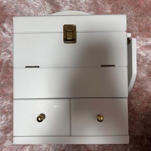 萩原 コスメボックス 木製 三面鏡付き