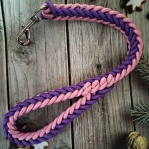 中型犬 大型犬 ショートリード 引っ張り抑える 60cm 編込み 大型犬 中型犬