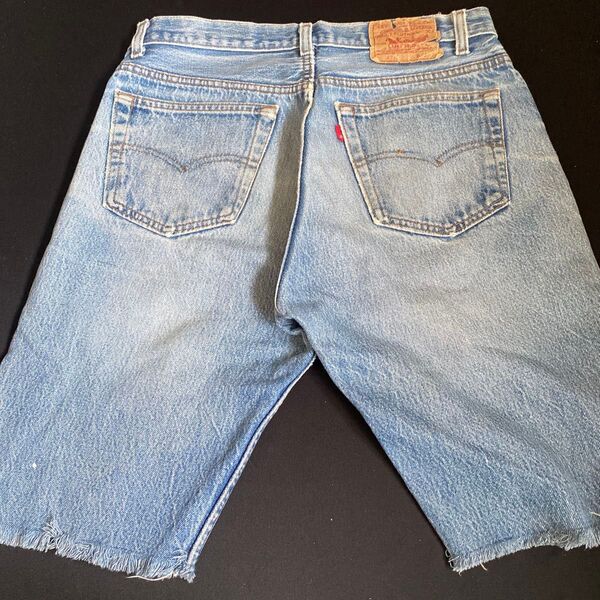 Levi's 501 XX デニムショートパンツ W33 L36 ライトブルー 古着