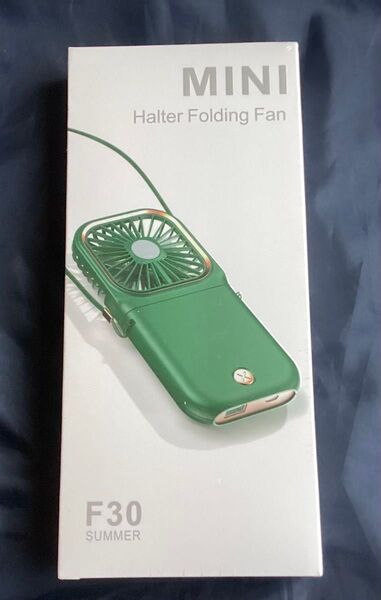 【未開封品】ミニ扇風機 ハンディファン MINI Halter Folding Fan F30