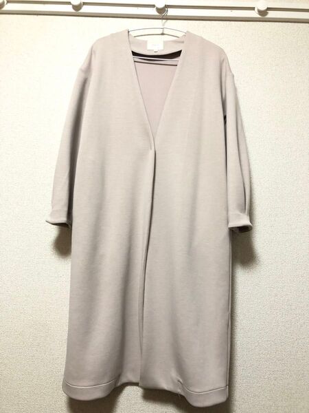 grove グローブ マシュマロタッチ スウェットコート ナチュラル ベージュ Mサイズ