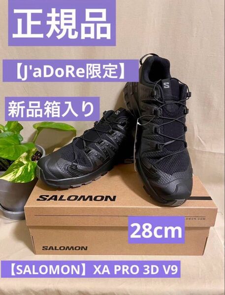 J'aDoRe限定!正規品!新品箱入り★サロモンXA PRO 3D V9シューズスニーカー登山トレッキングハイキングランニング