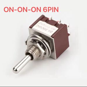 ON-ON-ON 6PIN ミニスイッチ