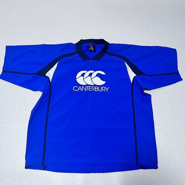 Canterbury 半袖ナイロンウェア ブルー M
