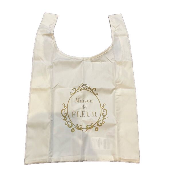 Maison de FLEUR メゾンドフルール ショッピングバッグ エコバッグ オフホワイト