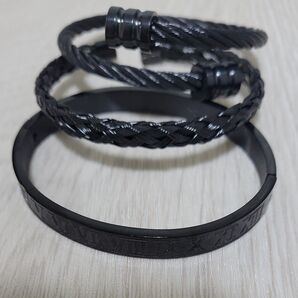 BLACK CROWN 3PEACE BRACELET