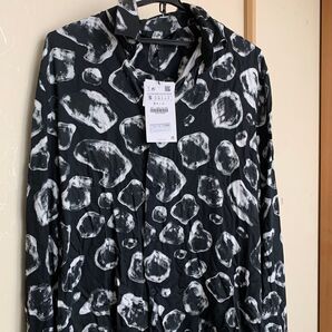 ZARA シャツ Sサイズ モノトーン 新品未使用