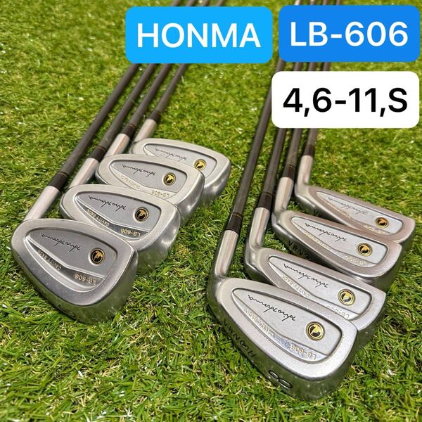 144 HONMA ホンマ LB-606 アイアン8本セット 4,6-11,S ゴルフクラブ