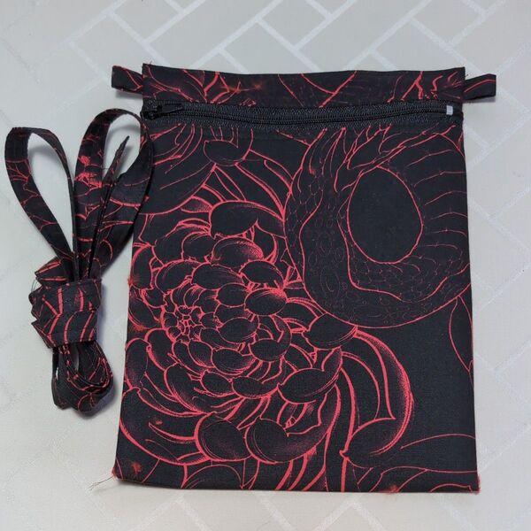 2106 シンプルお祭りポシェット ハンドメイド