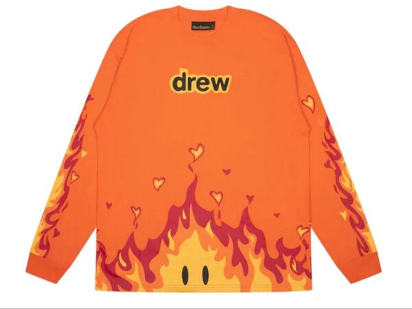 未使用 ドリューハウス Drew House Secret Fire is Tee Lサイズ 長袖Tシャツ