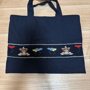【美品】 早い者勝ち レッスンバック 刺繍