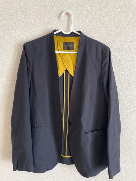 TOMORROWLAND collection ネイビーノーカラージャケット