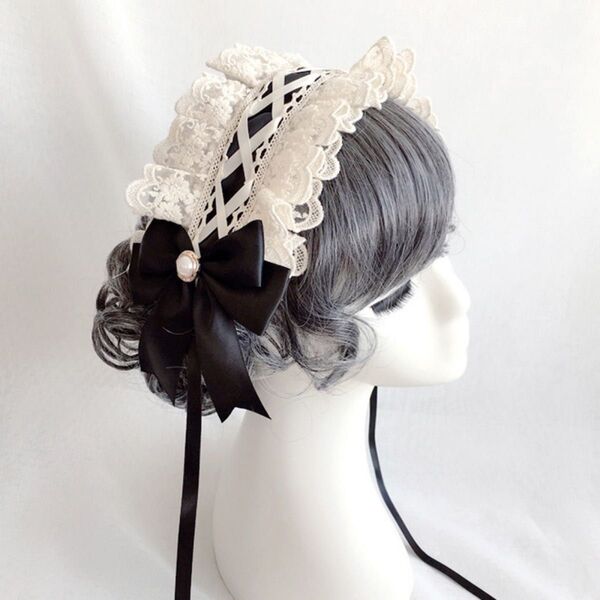 新品 ヘッドドレス ピンク りぼん 姫系 カチューシャ インポート コスプレ ヘアアクセサリー