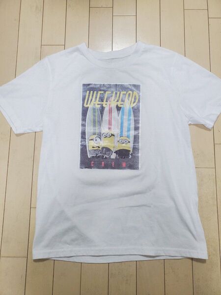 ミニオン Tシャツ 白 ホワイト 古着