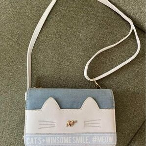 お財布 ショルダーバック ネコ