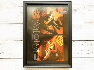 額装品◆B'z ビーズ MOVE /1996年/告知 広告/A4サイズ額入り/アートフレーム/ポスター風　YC07-1