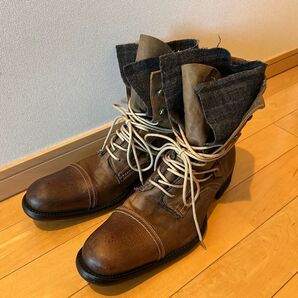アルフレッドバニスター レイヤードブーツ ベージュ サイズ42 ブーツ