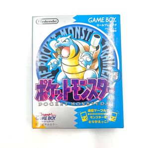 美品 ポケットモンスター 青 ポケモン ゲームボーイ カメックス ブルー
