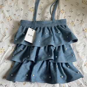 GRL トートバッグ デニム