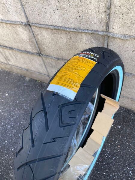 新品 130/60B19 M/C 67H TL WW SR777 フロント チューブレス タイヤshinko アメリカン チョロ