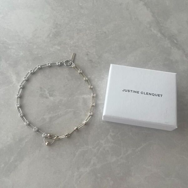 新品【Justine Clenquet】ゴールド&シルバー Alva ネックレス