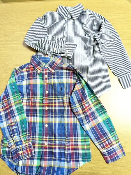 美品 ラルフローレン 長袖 シャツ 襟付き 11
