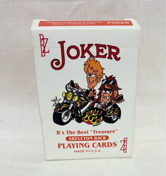 JOKER B'z The Best "Treasure" SKELETON BACK PLAYING CARDS