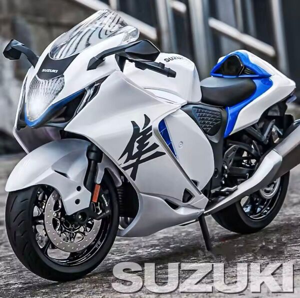 SUZUKI 隼 ハヤブサ 1/9スケールミニカーHAYABUSA 合金モデル