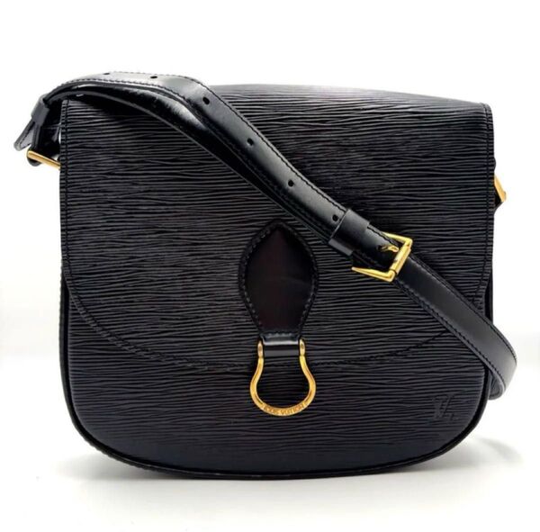 ルイヴィトン サンクルー ショルダーバッグ エピ ノワール LOUIS VUITTON