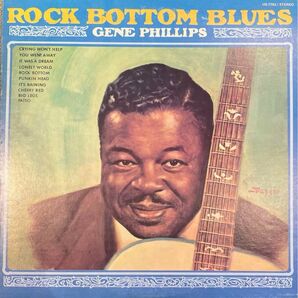 送料込み!ジーン・フィリップス rock bottom blues LP