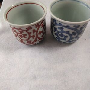 蛸唐草模様のマグカップ2個セット