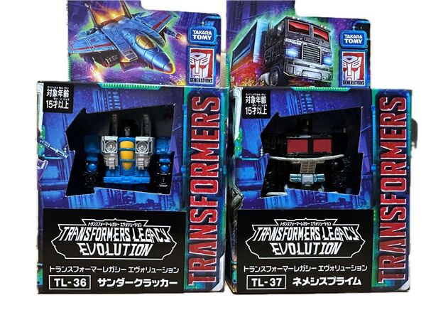 トランスフォーマー レガシー コアクラス サンダークラッカー ネメシスプライム 2体セット 未開封