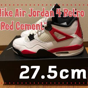 Nike Air Jordan 4 Retro Red Cement AJ4 ナイキ ジョーダン エア スニーカー