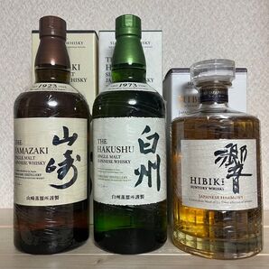 山崎NV・白州NV・響JH(化粧箱なし)