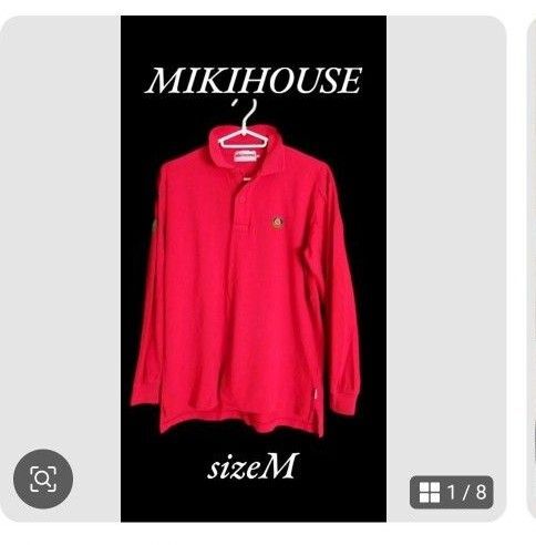 ミキハウスMIKIHOUSEレトロメンズ長袖ポロシャツゴルフコットン