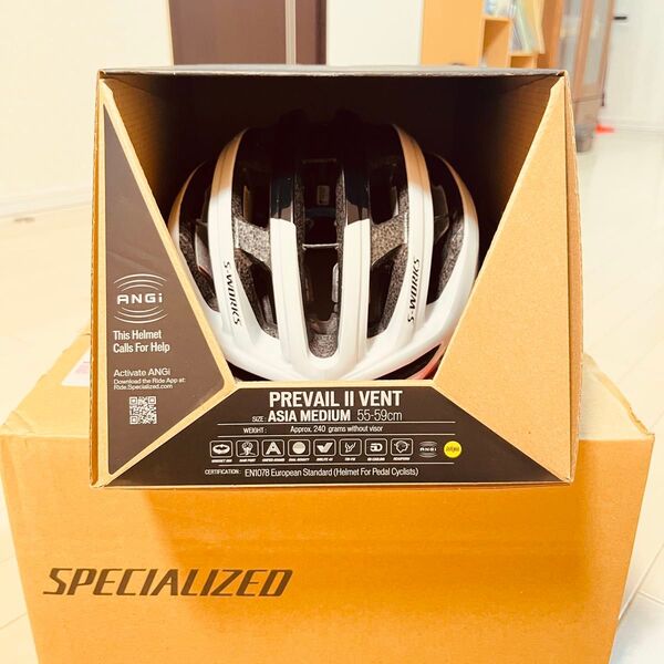 SPECIALIZED S-WORKS PREVAIL II VENT ASIA MEDIUM ヘルメット クイックステップモデル