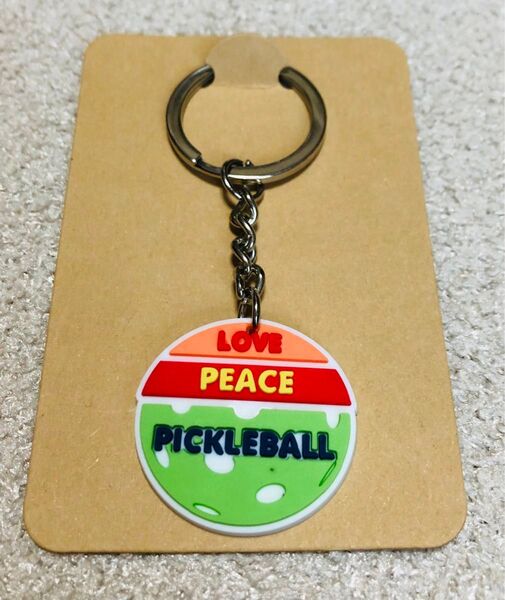ピックルボール (Pickleball) キーホルダー・防水ステッカー セット(13)