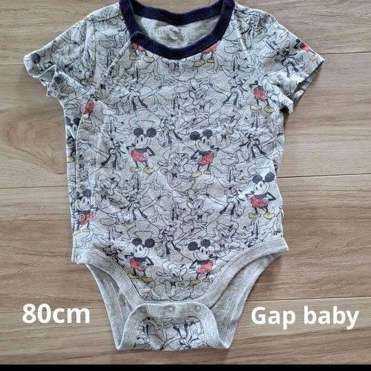 Gap babyミッキー ロンパース 80cm