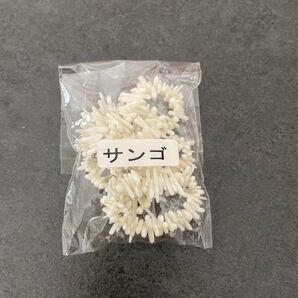 ハンドメイド サンゴビーズ 白 約40センチ