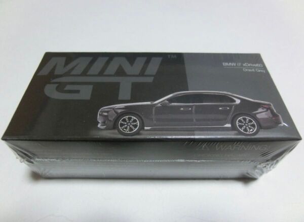 MINI GT 1/64 BMW i7 xDrive60 ドラビットグレー 左ハンドル MGT00818-L 新品
