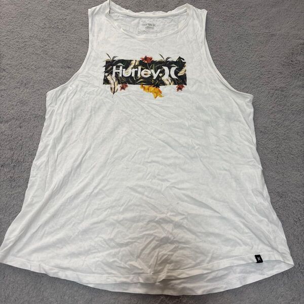 Hurley ハーレイ タンクトップ ノースリーブ ホワイト