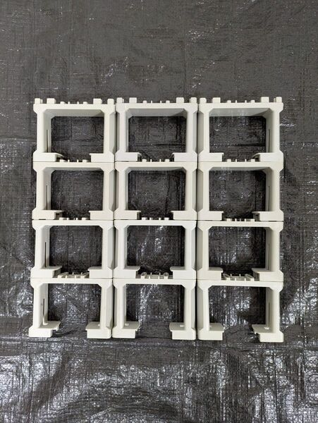 プラレール ブロック橋脚 12個 洗浄済 レイアウト 無限ループ 陸橋 大量