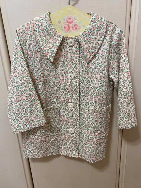 samansa Mos2 lagom 小花柄ジャケット95-100 新品タグ付 半額以下!