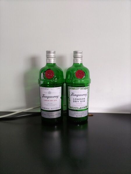 タンカレー ロンドン ドライジン 空き瓶2本セット