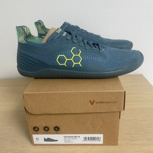 VIVOBAREFOOT GEO RACER KNIT ジオレーサーニット メンズ EU42