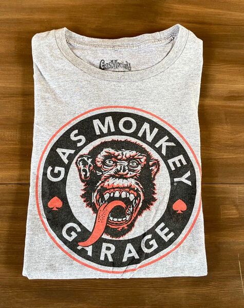状態【B】 Gas Monkey Garage Tシャツ グレー 2XL