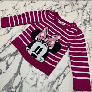 babyGAP Disney ミニーちゃん セーター ニット 長袖 ボーダー