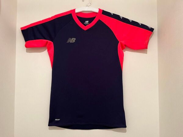 ニューバランス 半袖 Tシャツ(Mサイズ)サッカー トレーニングウェア JMTF9319 プラクティスシャツ