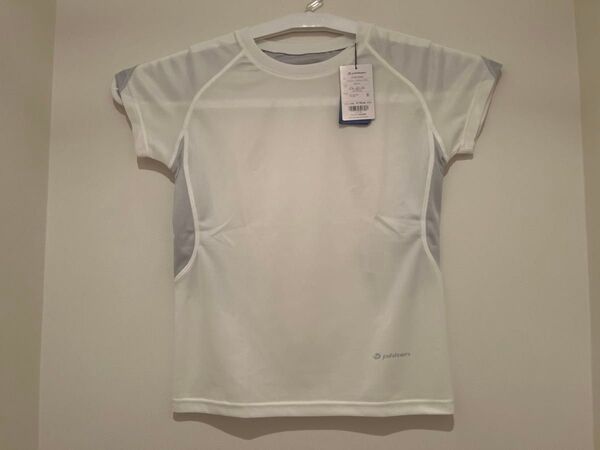 【新品】ファイテン 半袖 Tシャツ(Mサイズ)ホワイト トレーニングウェア RAKUシャツ ソフトクール